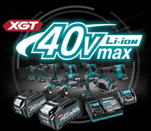 Makita akumulatorska čekić bušilica XGT HR002GM201 (40Vmax, Li-ion, 2x4,0Ah) brushless motor