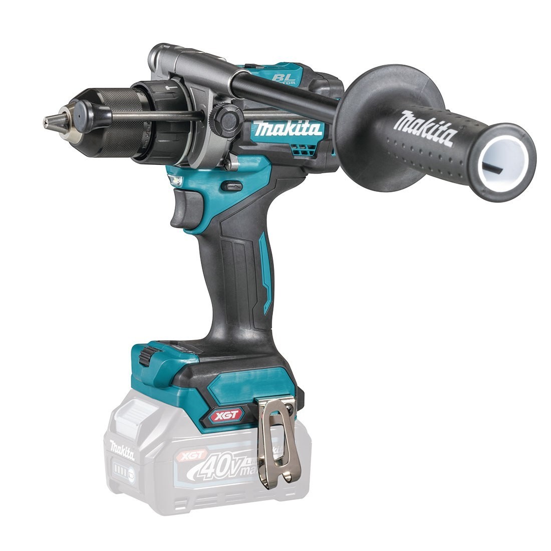 Makita akumulatorska udarna bušilica-odvijač XGT HP001GZ (40Vmax, Li-ion, bez aku) brushless motor - SAMO ALAT