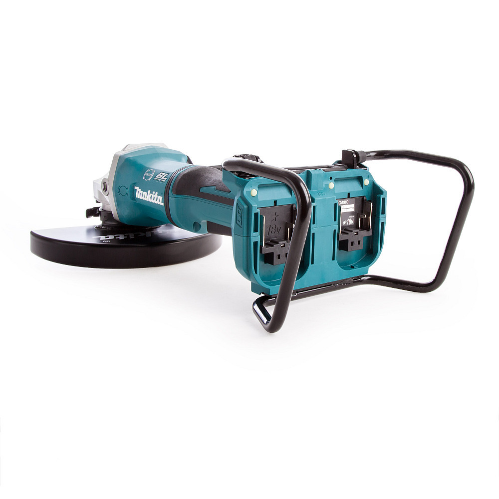 Makita aku kutna brusilica DGA900ZK (ploča 230mm, 18+18V, Li-ion, BL, bez aku) - SAMO ALAT