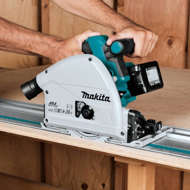 Makita akumulatorska uranjajuća pila (18+18V, 165mm, kofer) DSP600ZJ