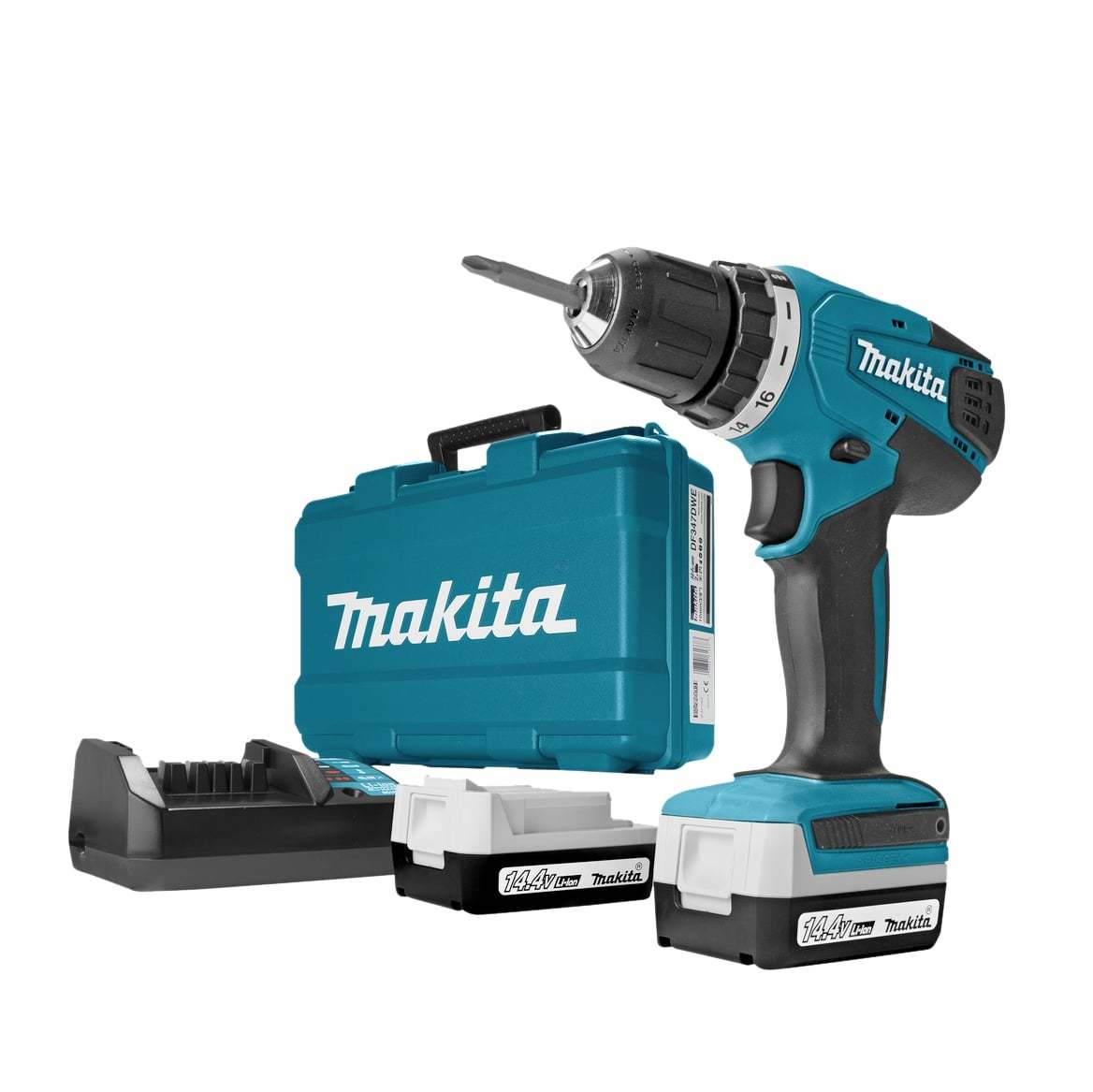 Makita akumulatorska bušilica Li-Ion DF347DWE / 2 akumulatora