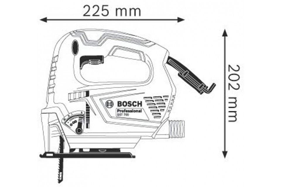 Bosch Professional ubodna pila GST 700