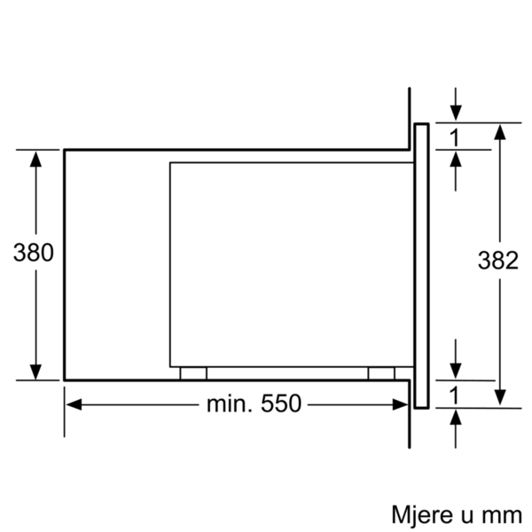Bosch mikrovalna BFL554MB0