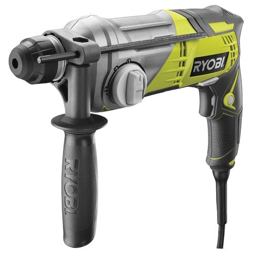 Ryobi bušači čekić RSDS680-K - 680W, prihvat sds-plus, bušenje u zidu do 22mm, snaga udarca 2,1J, masa 2,72kg, kofer