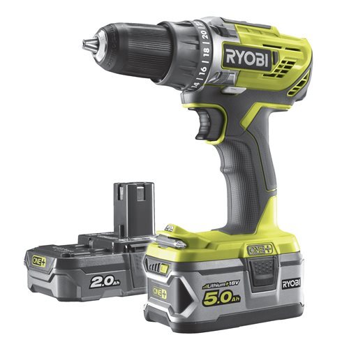 RYOBI AKU BUŠILICA-ODVIJAČ R18DD3-252S