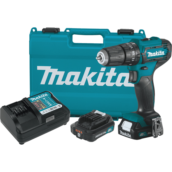 Makita akumulatorska udarna bušilica-izvijač HP333DWAE (10.8V, Li-ion, 2x2.0 Ah)