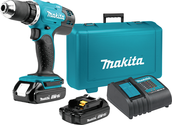 Makita akumulatorska bušilica DDF453SYE (18V,Li-ion,2x1.5Ah)