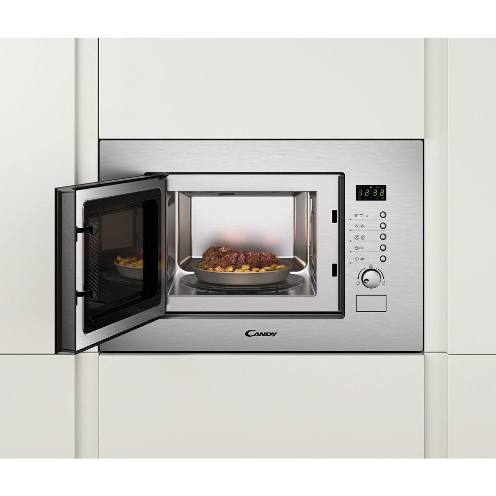 CANDY mikrovalna pećnica MIC20GDFX - UGRADBENA 800 W; 20.0 L.; sa Grilom