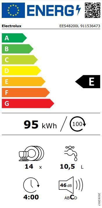 Electrolux perilica posuđa EES48200L