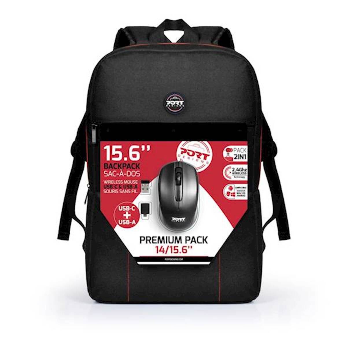 PORT ruksak Premium 15,6 + miš