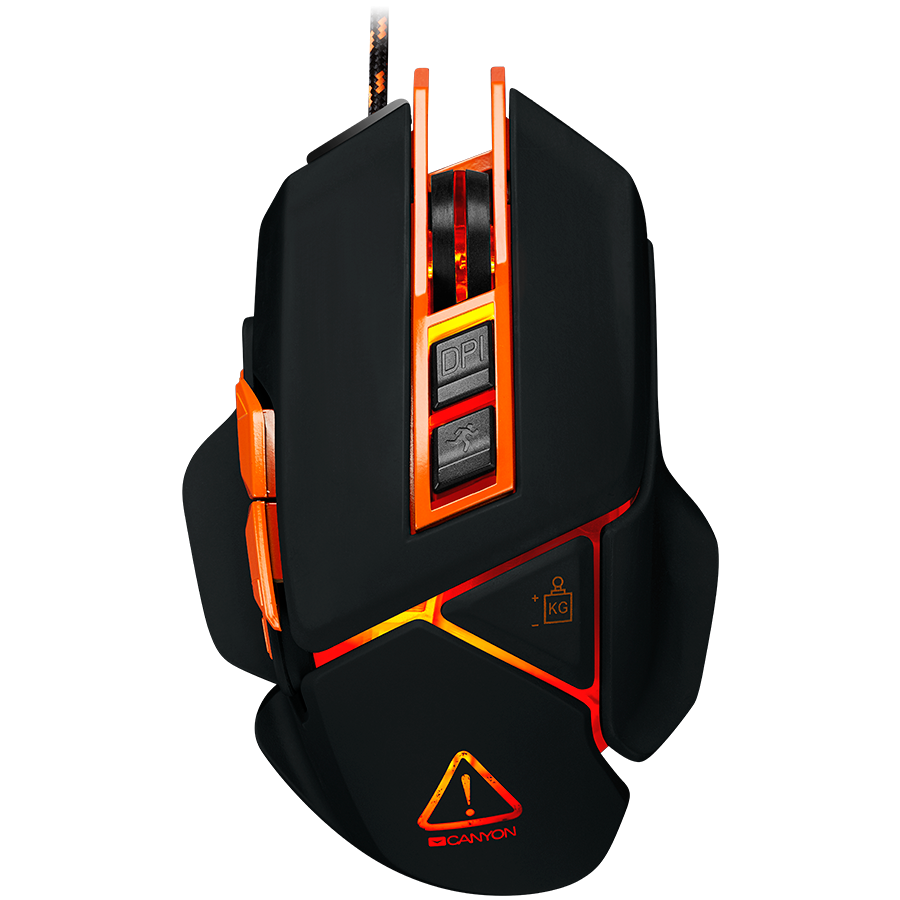 CANYON gaming miš Hazard CND-SGM6N. žičani, crni