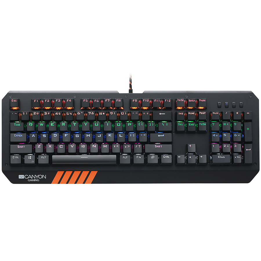 CANYON gaming tastatura Hazard CND-SKB6-US, mehanička, žičana, crna