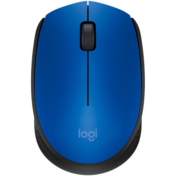 Logitech miš M171 Wireless, bežični, plavi