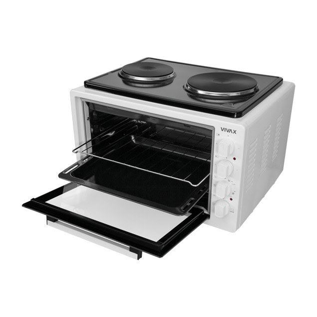 VIVAX mini pećnica MO-4201 W; Pećnica 1300 W, Grijaće ploče 1500 W+1000 W; 42.0 L.; BIJELA