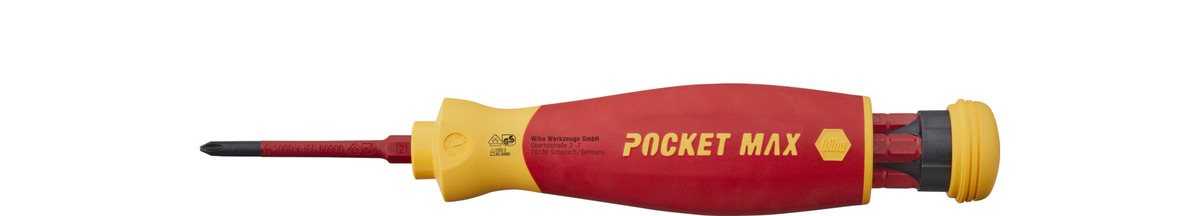 Wiha izvijač pocketmax VDE Slim bit 4 kom