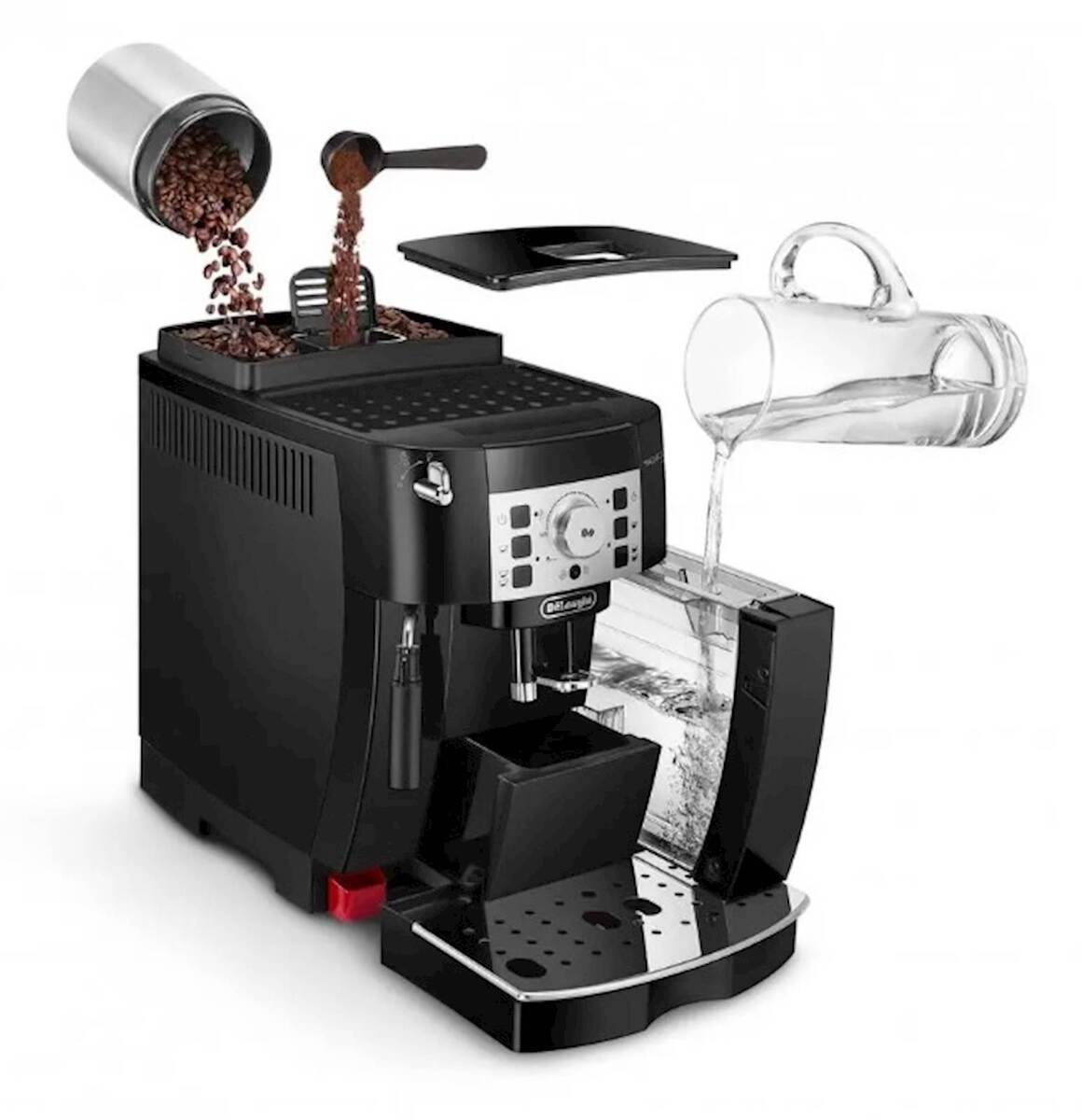 DeLonghi aparat za espresso kafu ECAM22.112.B Magnifica S, crni, automatski