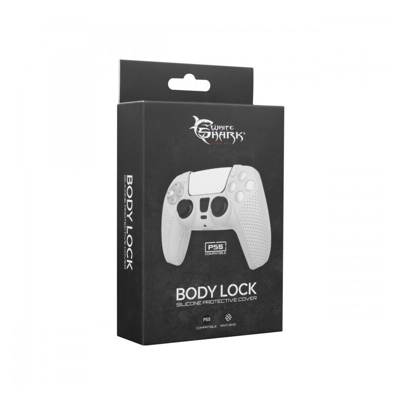 White Shark PS5 SILICONE CASE (Silikonska zaštita) PS5-541 BODY LOCK BIJELI