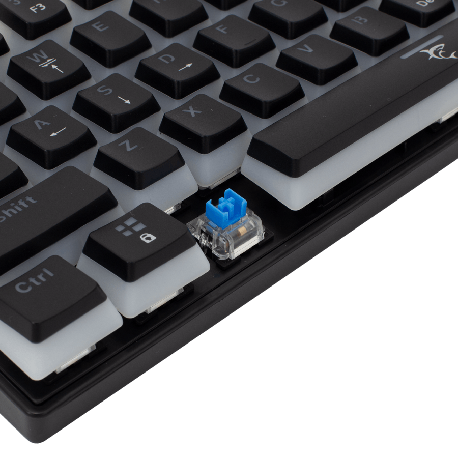 WHITE SHARK gaming tastatura GK-2202 ASHIKO BLACK - Mehanička / BLUE SWITCH