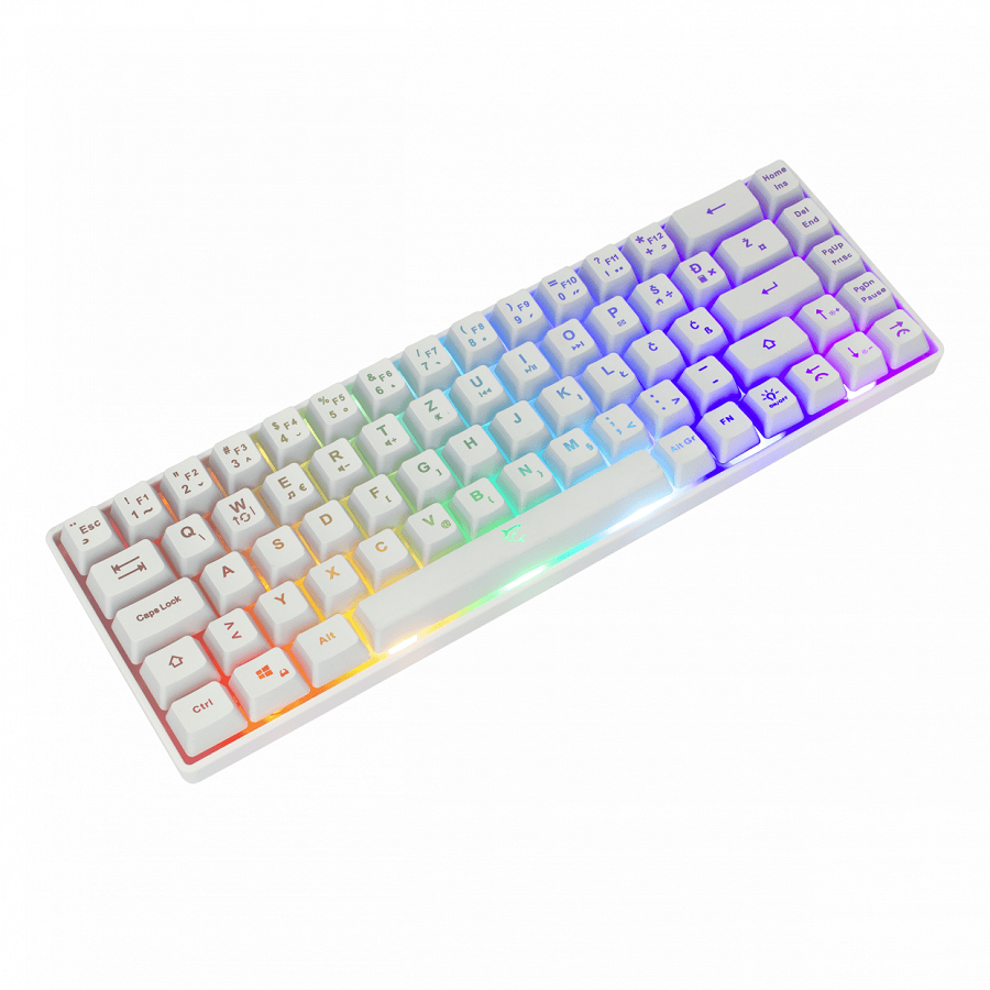 WHITE SHARK gaming tastatura GK-2201 RONIN WHITE