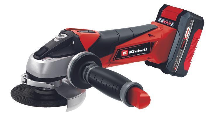 Einhell akumulatorska kutna brusilica TE-AG 18/115 Li / 1x 4,0 Ah