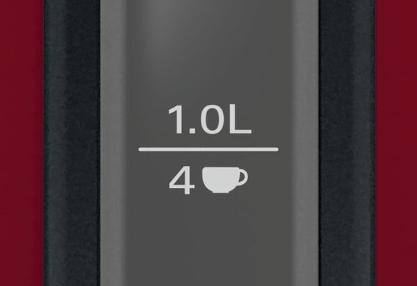 BOSCH kuhalo za vodu TWK3P424 DesignLine; 1.7 lit:; 2400 W; Prekriveni grijač; Crvena
