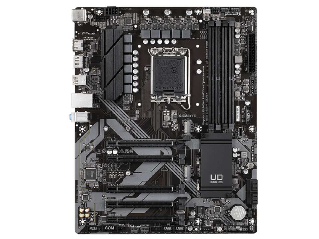 Gigabyte matična ploča B760 DS3H DDR4, LGA1700, 4xDDR4, 2xM.2, 4xSATA, 6xUSB, HDMI, DP, ATX