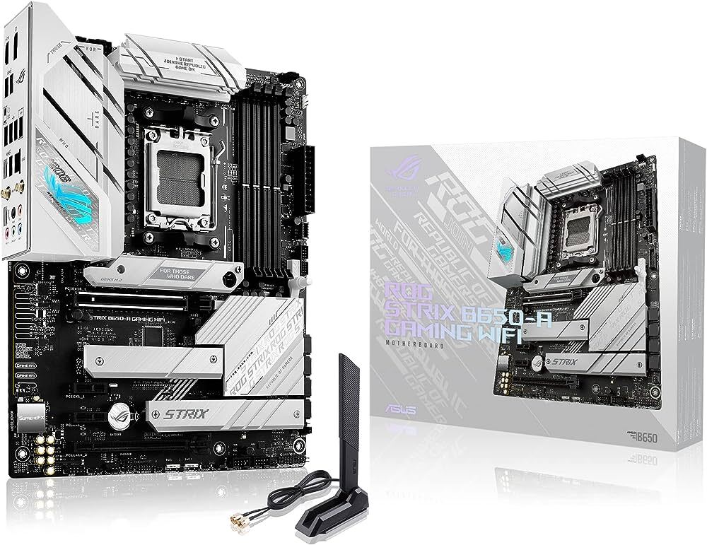 ASUS matična ploča ROG STRIX B650-A GAMING WIFI, AMD B650, AM5, 4xDDR5, HDMI, DP, Wi-Fi 6E, ATX
