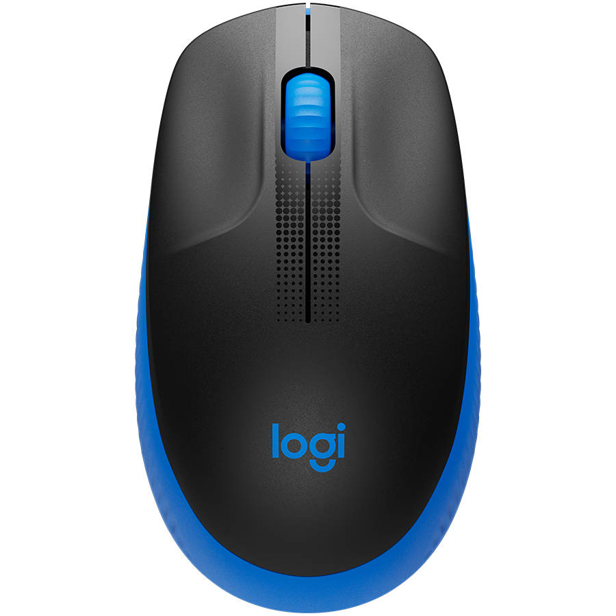 Logitech miš M190, bežični, Plavi