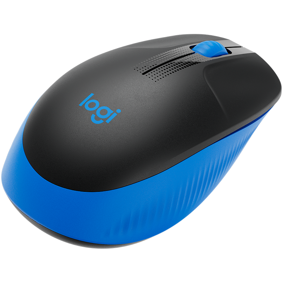Logitech miš M190, bežični, Plavi