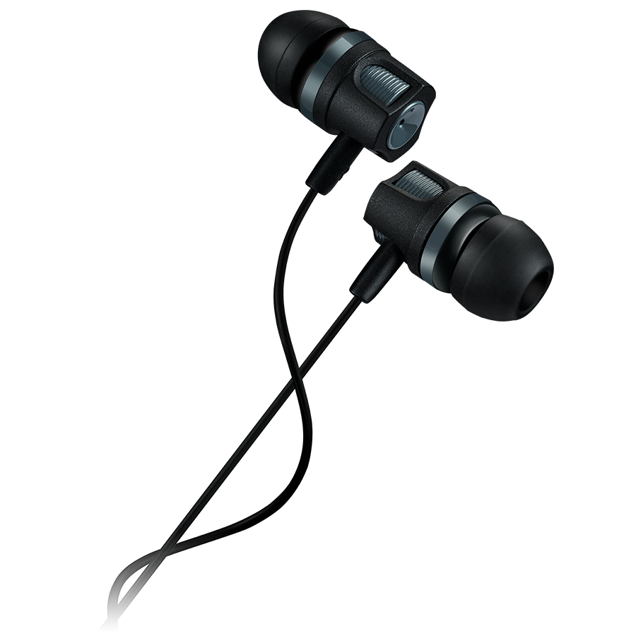 CANYON Slušalice sa mikrofonom, Tamno sive, CNE-CEP3DG, 1.2m kabel