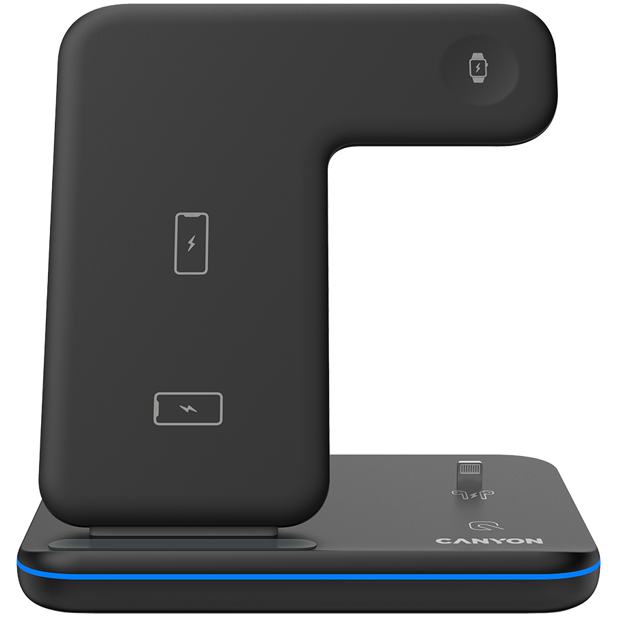CANYON Wireless Punjač (3 in 1), CNS-WCS302B