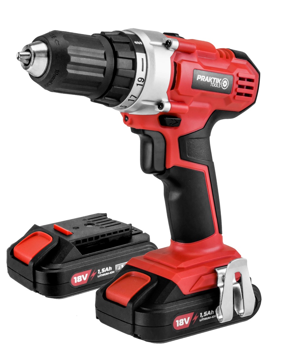 Praktik Tools akumulatorska bušilica odvijač 18v - 2 baterije - Flexpower