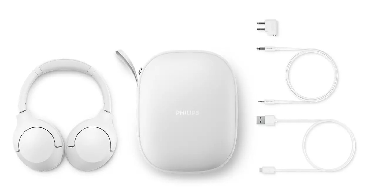PHILIPS Bluetooth® slušalice TAH8506WT/00, Bijele (Aktivno otklanjanje buke)
