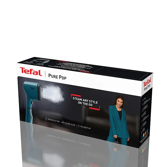 TEFAL vertikalna pegla na paru DT2020E1 Pure Pop B