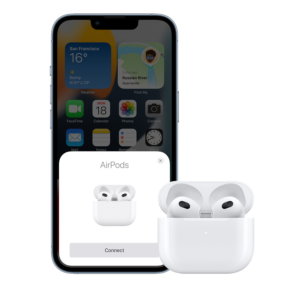 Apple AirPods3 (3rd gen.), Lightning Charging Case, mpny3zm/a