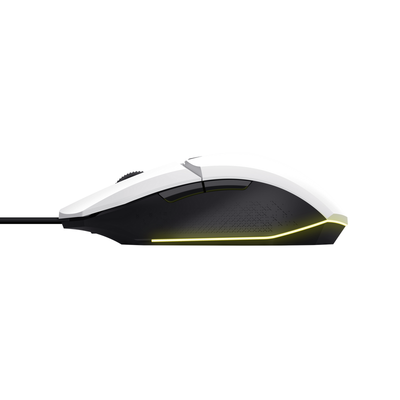 Trust gaming miš GXT109B Felox, žičani, bijeli