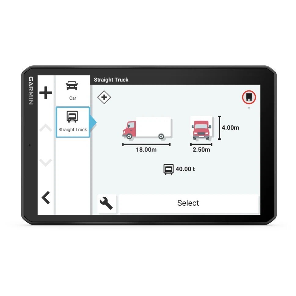 GARMIN NAVIGACIJA ZA KAMIONE dēzl LGV 810 Europe, Bluetooth, 8" kamionski mod
