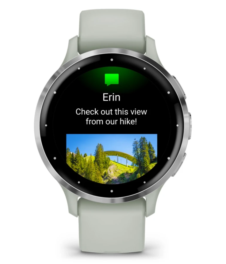 GARMIN Venu 3S pametni sat, Silver Sage Gray, 41mm, 010-02785-01