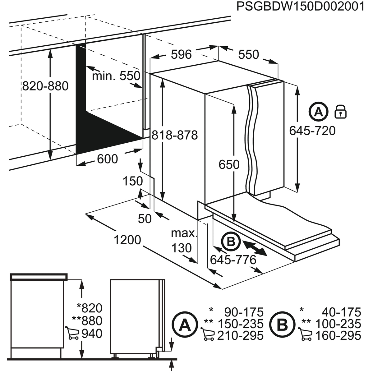 Electrolux perilica posuđa EEA17200L