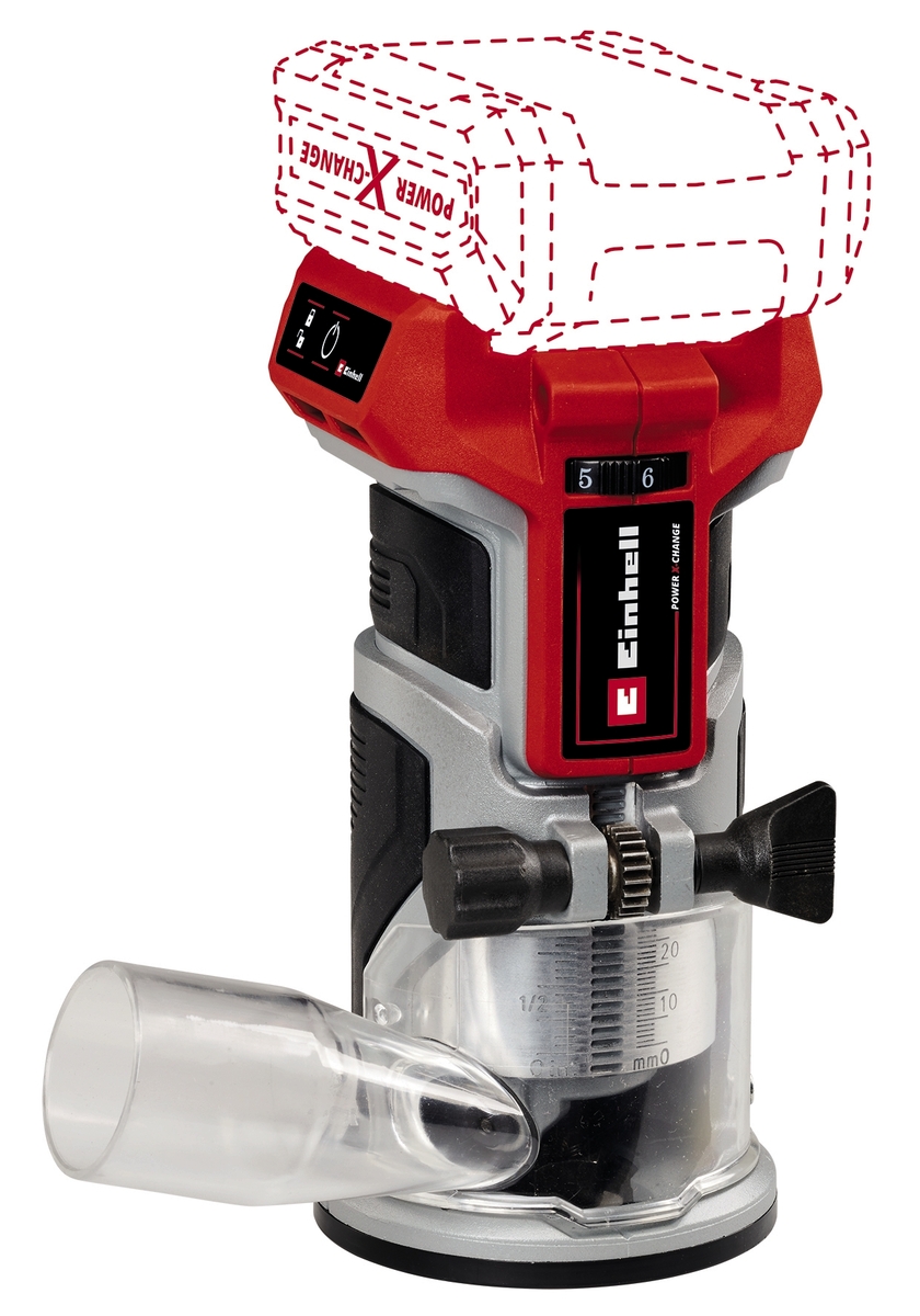 Einhell akumulatorska jednoručna glodalica TP-ET 18 Li BL, SOLO ALAT