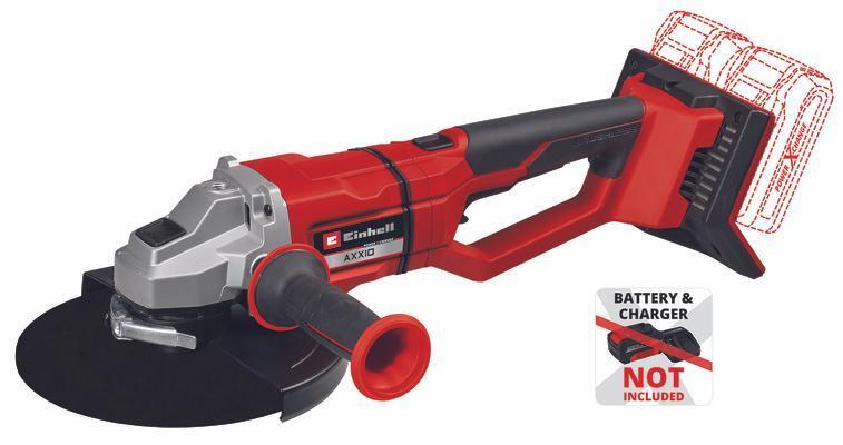 Einhell akumulatorska kutna brusilica AXXIO 36/230 Q - Power X-Change - SOLO ALAT - Brushless motor