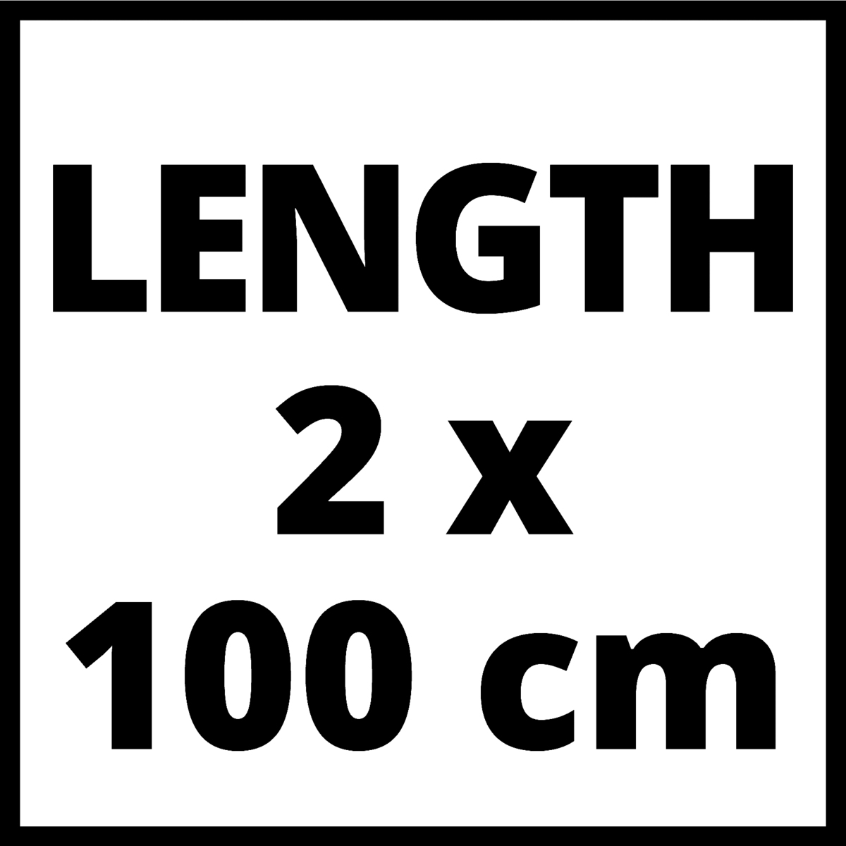 EINHELL vodilica za Expert kružne pile 2x100 cm, 2 dijela (TE-CS 18 Li, TE-CS 18/165 Li, TE-CS 165, TE-PS 165)