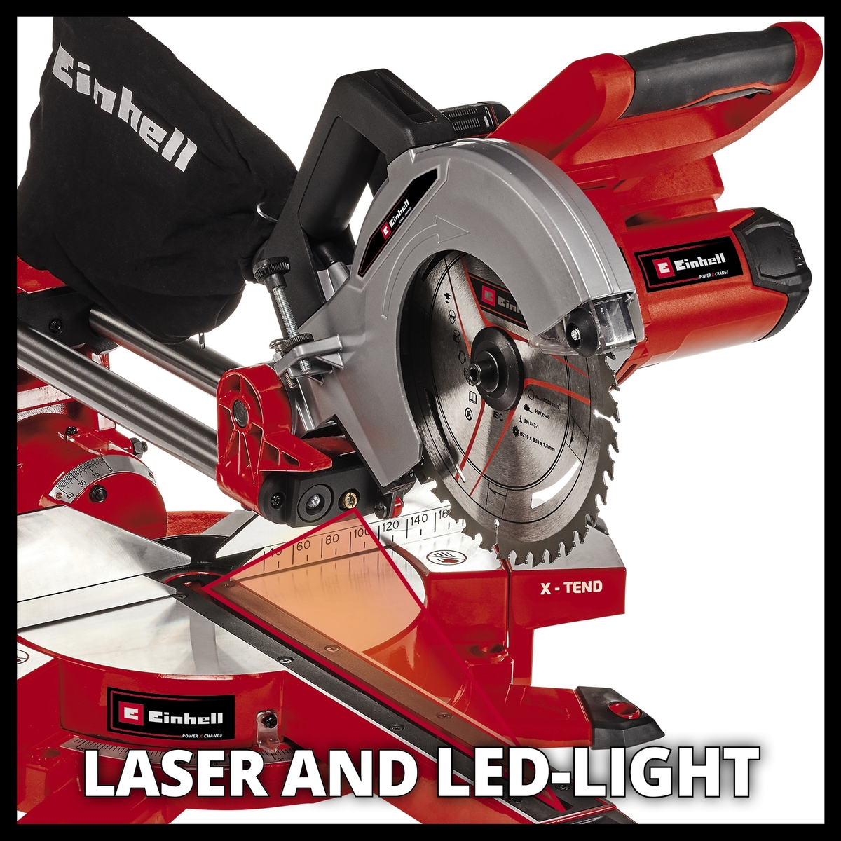 Einhell akumulatorska potezna preklopna pila TE-SM 36/210 Li-Solo