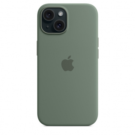 Apple iPhone 15 Silicone Case w MagSafe - Cypress