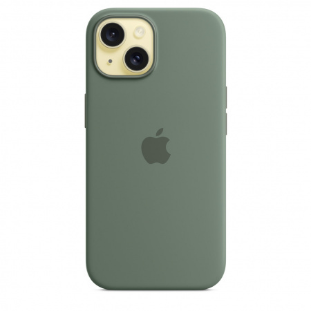 Apple iPhone 15 Silicone Case w MagSafe - Cypress