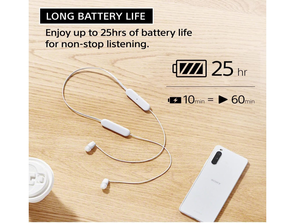 SONY Bluetooth® slušalice WIC100B, Crne
