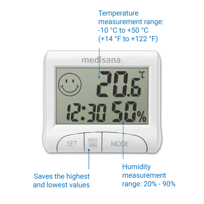 MEDISANA HG100 Digitalni termo higrometar
