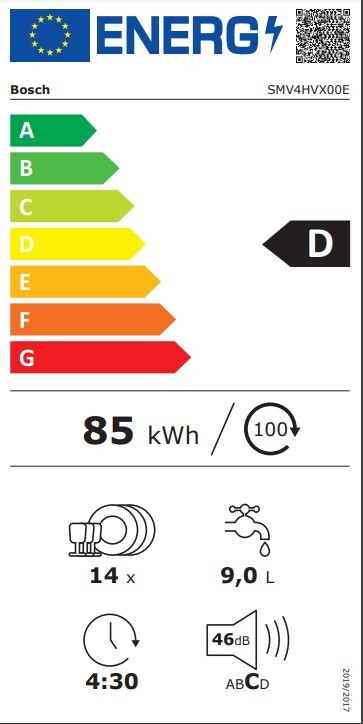 Bosch perilica posuđa SMV4HVX00E