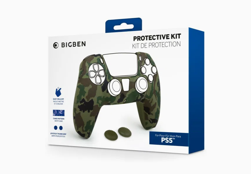 Bigben zaštitna silikonska navlaka Cammo za Dualsense kontroler PS5