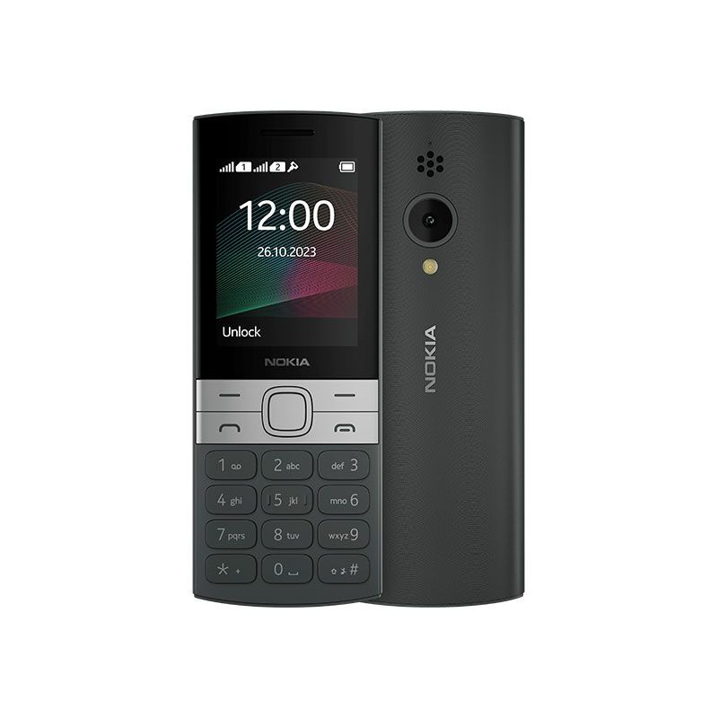 Nokia 150 mobitel, Dual Sim, crni